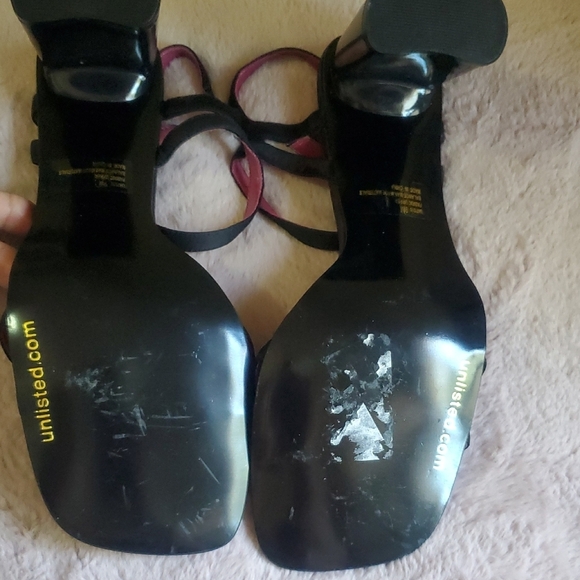 Unlisted Black Heels with Sleek Design Size 9 - Picture 7 of 10